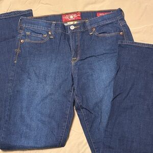 Lucky Brand Women's Dark Blue Boot Cut Sofia Boot Jeans size 10/30 LONG